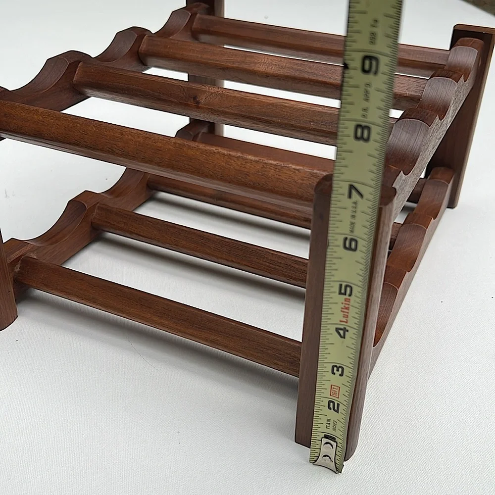 🍷70’s Wooden Wine Rack🍷 - Picture 4 of 4